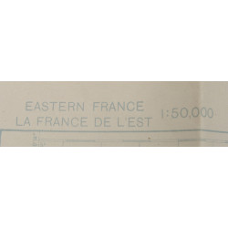 Carte, Cannes, opération Dragoon, SECRET, 1944, 509th PRCT