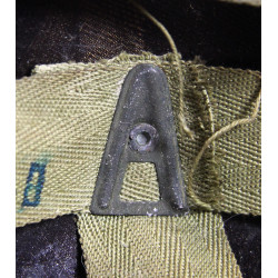 Sous-casque M1 (liner), WESTINGHOUSE, A washers verts, Pvt. Kenneth Billman