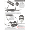 Goggles, Type E-1, USAAF, Red, 1943