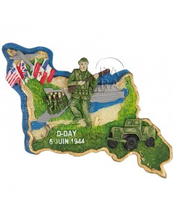 Magnet Normandie D-Day 6 juin 1944