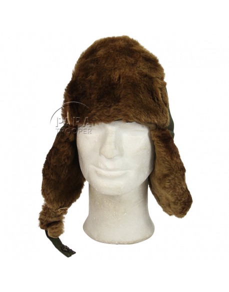 Bonnet de vol fourré, B-9, 1944 Bonnet de vol fourré, B-9, 1944
