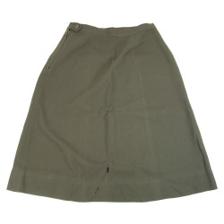 Skirt, Dark OD, Officer, WAC / Nurse, Waist 28 ½ (16R)