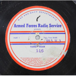 Disque, Armed Forces Radio Service, Family Hour