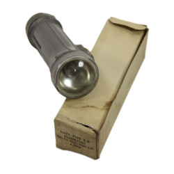 Flashlight, Type P-O, US Navy, with original box, 1943, Corpsman