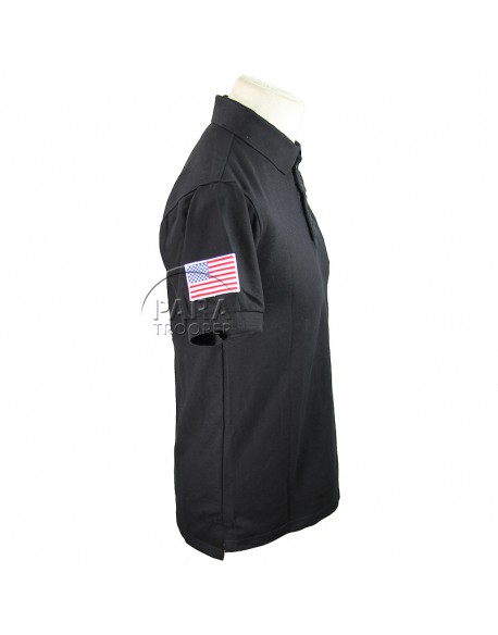 Polo, black, 502nd P.I.R., 101st Airborne, Carentan
