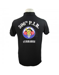 Polo, black, 506th P.I.R., 101st Airborne, Carentan