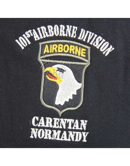 Polo, black, D-Day Experience, Carentan