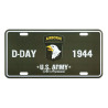 Plate, Tin, Vehicle, D-Day 1944