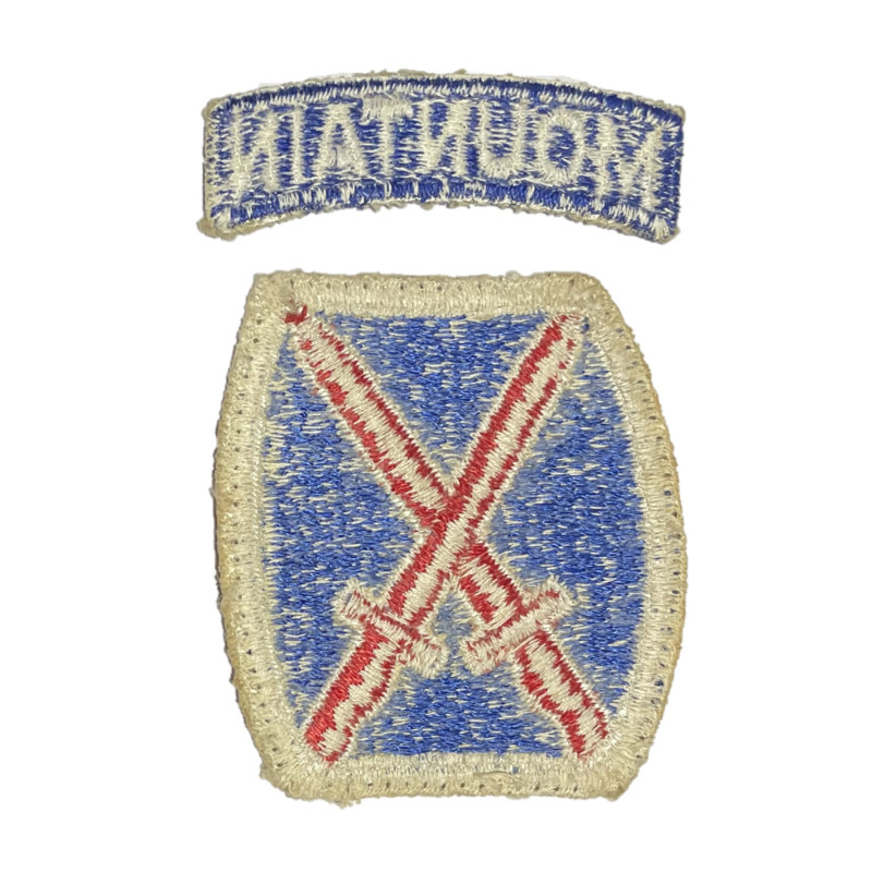 Insigne, 10th Mountain Division, Italie