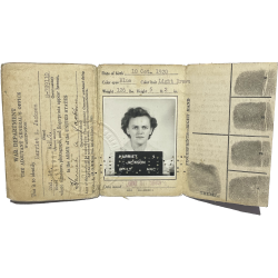 Carte d'identité, Nurse, 1er type, 1944, 2nd Lt. Harriet Jackson