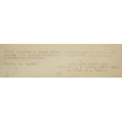 Casquette, USMC Women's Reserve, M/Sgt. Margaret Brown, taille 23