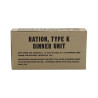 Ration K, Dinner, 1st Type, US Army