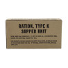 Ration K, Supper, 1er type, US Army