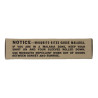 Ration K, Supper, 1er type, US Army