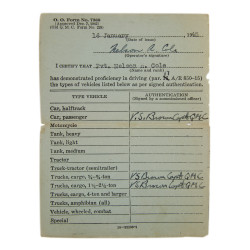 Grouping, Cpl. Nelson Cole, 115th Inf. Regt., 29th Infantry Division