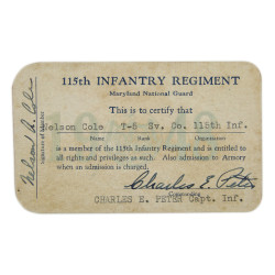 Grouping, Cpl. Nelson Cole, 115th Inf. Regt., 29th Infantry Division
