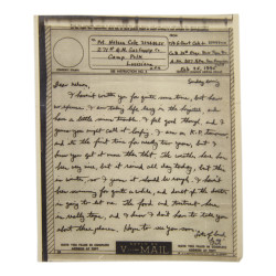 Grouping, Cpl. Nelson Cole, 115th Inf. Regt., 29th Infantry Division