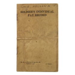 Grouping, Cpl. Nelson Cole, 115th Inf. Regt., 29th Infantry Division