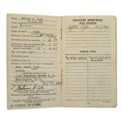 Grouping, Cpl. Nelson Cole, 115th Inf. Regt., 29th Infantry Division