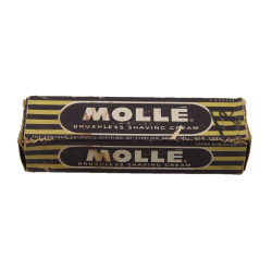 Tube de mousse à raser MOLLÉ, dans sa boîte