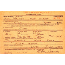 Calot troupe, Pfc. Weldon Manroe, Hq. Co., 2nd Bn., 8th Inf. Reg., 4th Infantry Division, ETO