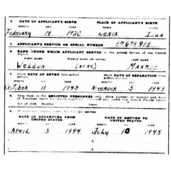 Calot troupe, Pfc. Weldon Manroe, Hq. Co., 2nd Bn., 8th Inf. Reg., 4th Infantry Division, ETO