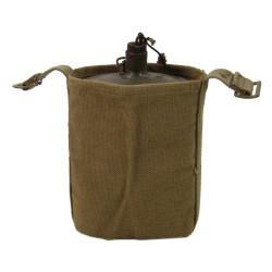 Canteen, British, with Webbing Carrier, 1943
