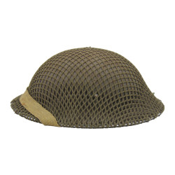 Helmet, Mk II, British, G&S 1942, with Camouflage Net
