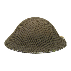 Helmet, Mk II, British, G&S 1942, with Camouflage Net