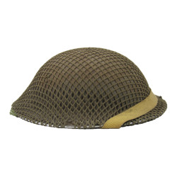 Helmet, Mk II, British, G&S 1942, with Camouflage Net