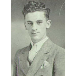 Report of Delinquency, T/5 Horace Frey, 893rd Ordnance Co., Sainte-Mère-Église, 1945