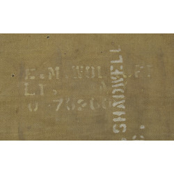 Pad, Back, Parachute, Seat, 2nd Lt. Marion Shadwell, 82nd BS, 12th BG, 12th Air Force, USAAF, KIA 1943, Italy