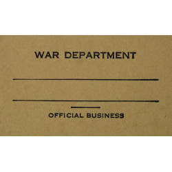 Envelope, War Department