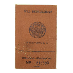 Carte d'identité, Cpt. Myrwood Sutton, 67th Medical Battalion, ETO