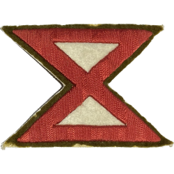 Insignia, 10th US Army, Embroidered