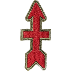 Patch, 32nd Infantry Division, Green border, Green back