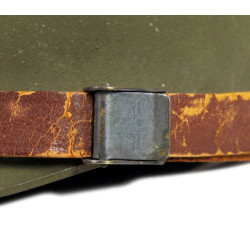 Casque M1, pattes fixes, complet, Cpt. Albert Falther, Regimental Supply Officer, 5th Inf. Regt., 71st Infantry Division, ETO