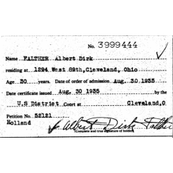 Helmet M1, Fixed Loops, Complete, Cpt. Albert Falther, Regimental Supply Officer, 5th Inf. Regt., 71st Infantry Division, ETO