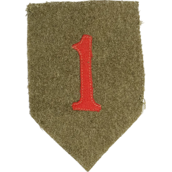 Insigne, 1st Infantry Division, fabrication précoce