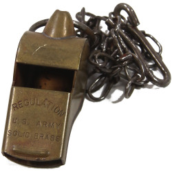 Whistle, Brass, REGULATION, US Army