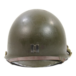 Helmet M1, Fixed Loops, Complete, Captain, ST. CLAIR RUBBER CO. Liner
