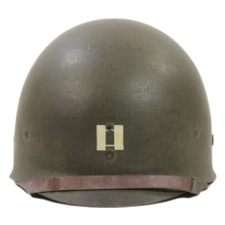 Helmet M1, Fixed Loops, Complete, Captain, ST. CLAIR RUBBER CO. Liner