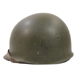 Helmet M1, Fixed Loops, Complete, Captain, ST. CLAIR RUBBER CO. Liner