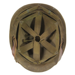 Helmet M1, Fixed Loops, Complete, Captain, ST. CLAIR RUBBER CO. Liner