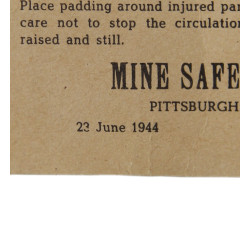 Instruction Sheet, Kit, First-Aid, Motor Vehicle, 12-Unit, Item No. 9777300