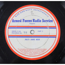 Disque, The Armed Forces Radio Service, Jill's Juke Box