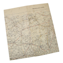 Map, Belgium, 1942