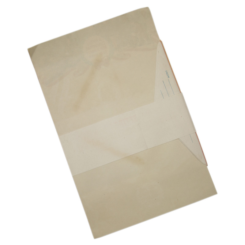 Holiday Greetings Stationery, 5 Sheets & 5 Enveloppes, US Army, 1943