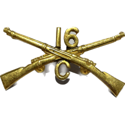 Insigne de col officier, C Co.,16th Inf. Regt., 1st Infantry Division