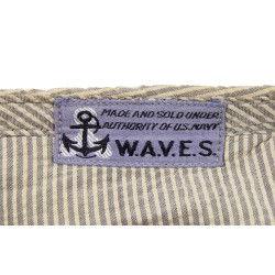 Cap, Service, Seersucker, US Navy, WAVES